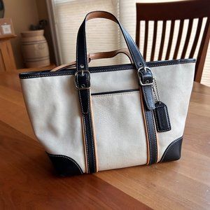 COACH Hampton Canvas Tote Bag